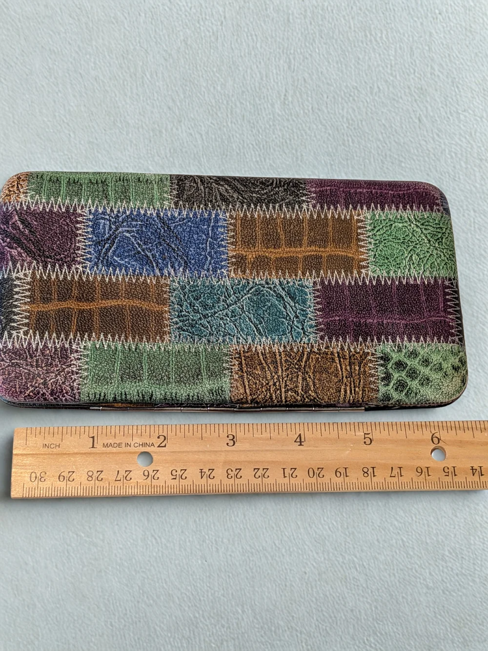 Multicolor Patchwork Wallet - Picture 1 of 3